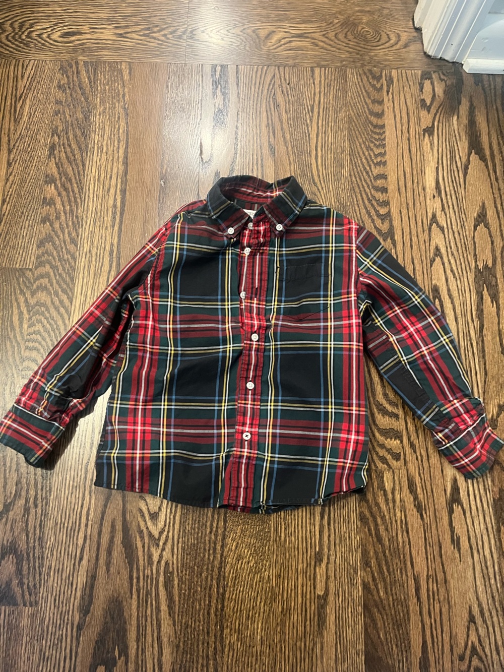 JCrew Crewcuts Tartan Button Up